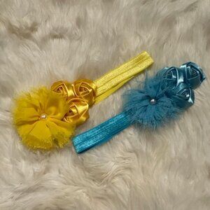 Bundle of (2) Deluxe Flowers on FOE Headband HB8282